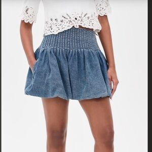 Sea New York Blue Mini Skirt